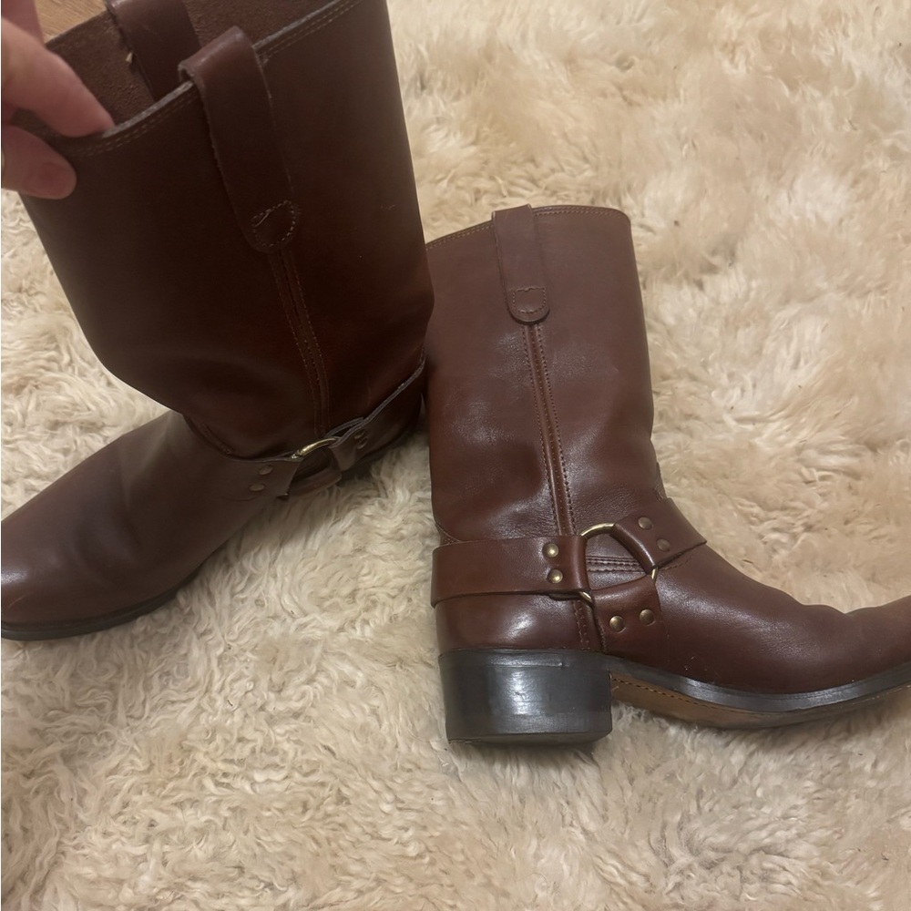 Vintage “Sears” leather boots in pristine condition! - Picture 2 of 9